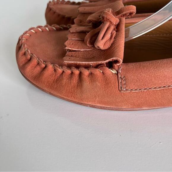 L.L. Bean Women's Moccasins in Rust - Picture 6 of 11